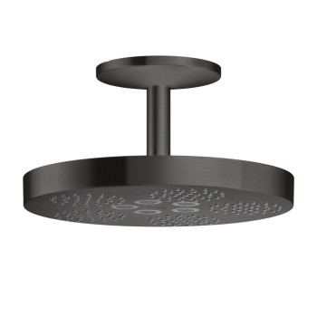 Dušas galva Axor One, diametrs 28 cm, pulēts melns hroms 48493340
