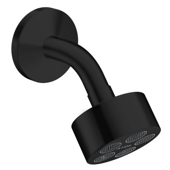 Dušas galva Axor One, diametrs 7,3 cm, EcoSmart, matēti melna 48490670