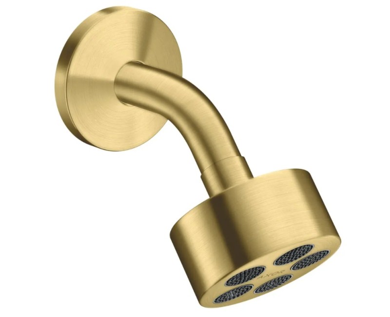 Dušas galva Axor One, diametrs 7,3 cm, EcoSmart, pulēts misiņš 48490950