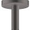Dušas galvas turētājs Axor, 10 cm, birstēts melns hroms 26432340