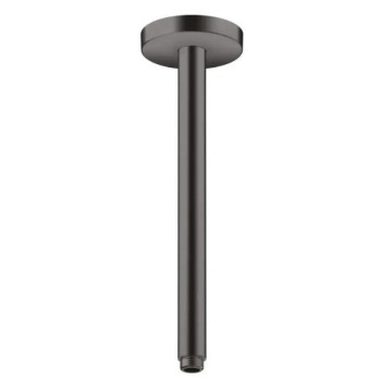 Dušas galvas turētājs Axor, 30 cm, birstēts melns hroms 26433340