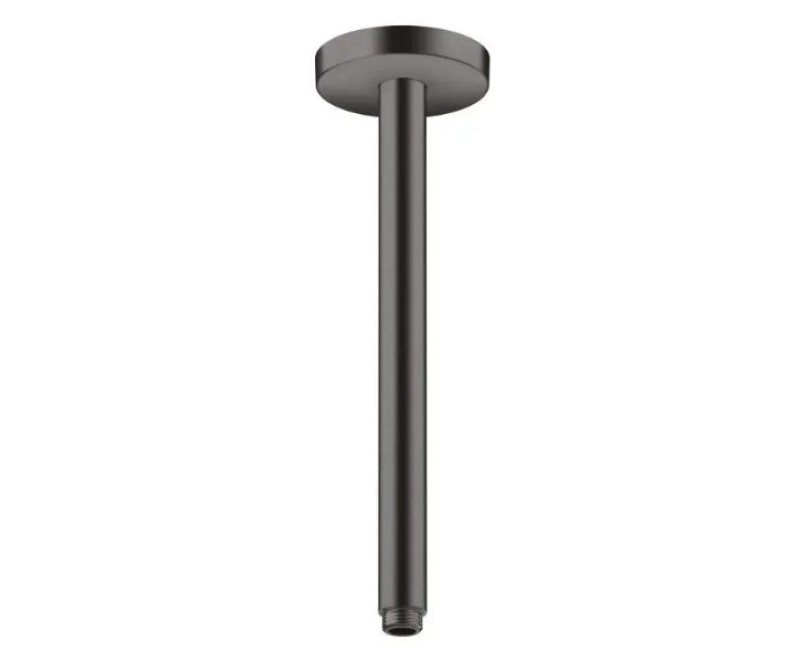 Dušas galvas turētājs Axor, 30 cm, birstēts melns hroms 26433340