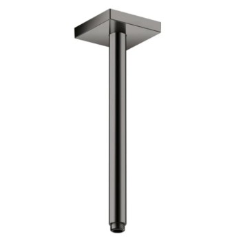 Dušas galvas turētājs Axor, 30 cm, birstēts melns hroms 26438340