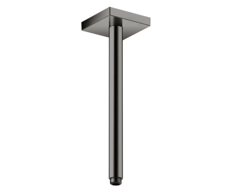 Dušas galvas turētājs Axor, 30 cm, birstēts melns hroms 26438340