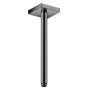 Dušas galvas turētājs Axor, 30 cm, birstēts melns hroms 26438340