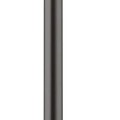 Dušas galvas turētājs Axor, 30 cm, birstēts melns hroms 26966340