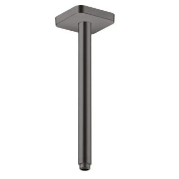 Dušas galvas turētājs Axor, 30 cm, birstēts melns hroms 26966340