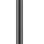 Dušas galvas turētājs Axor, 30 cm, birstēts melns hroms 26966340
