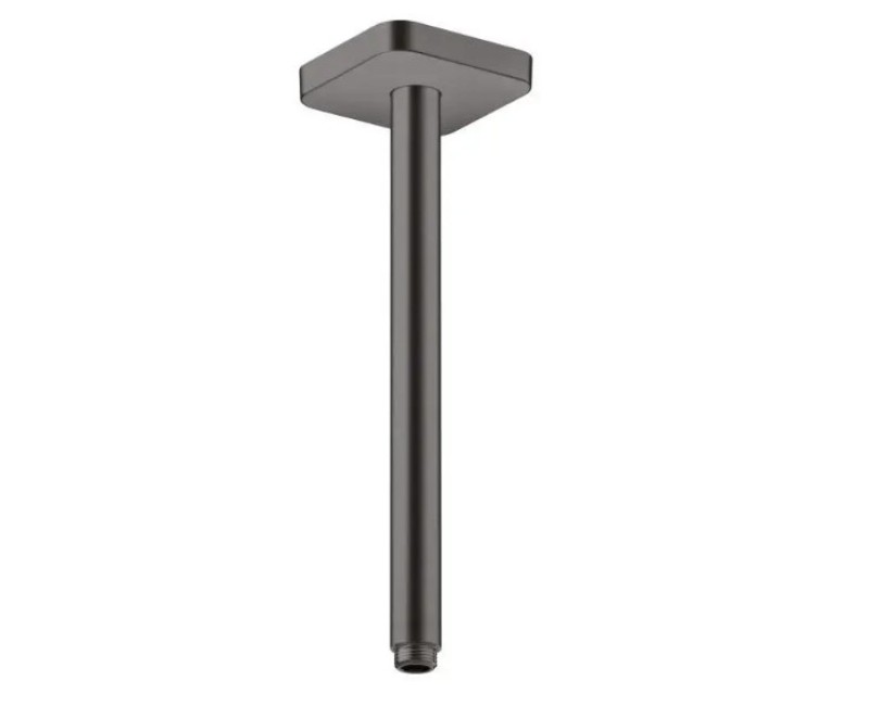 Dušas galvas turētājs Axor, 30 cm, birstēts melns hroms 26966340