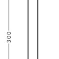 Dušas galvas turētājs Axor, 30 cm, hroms 26433000