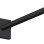 Dušas galvas turētājs Axor, 39 cm, matēti melna 26436670