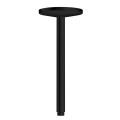Dušas galvas turētājs Axor One 30 cm, griestu, matēti melna 48495670