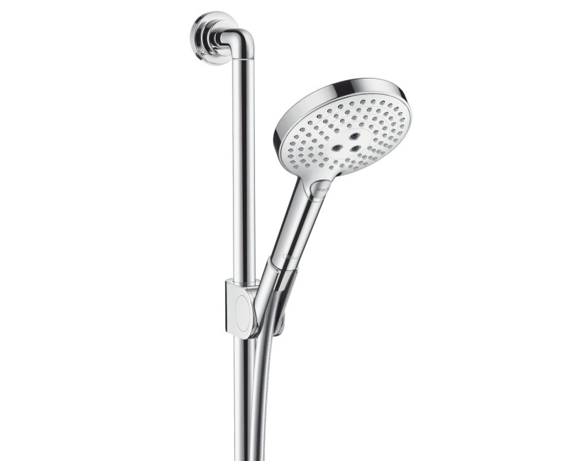 Dušas komplekts Axor Citterio Raindance Select S 120, stienis un klausule 3 plūsmas veidi, hroms 27991000