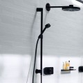 Dušas klausule Axor One, 2 plūsmas veidi, EcoSmart, matēti melns 48791670
