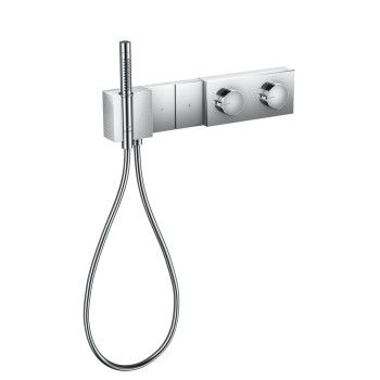 Dušas maisītājs AXOR Edge ar termostatu Select 470/100 iebūvējams, hroms/ar dimanta slīpējumu 46701000