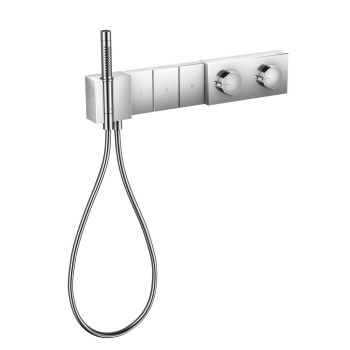 Dušas maisītājs AXOR Edge ar termostatu Select 540/100 iebūvējams, hroms/ar dimanta slīpējumu 46711000