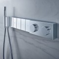 Dušas maisītājs AXOR Edge ar termostatu Select 680/100 iebūvējams, hroms/ar dimanta slīpējumu