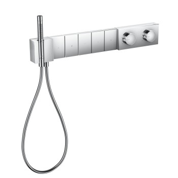 Dušas maisītājs AXOR Edge ar termostatu Select 680/100 iebūvējams, hroms/ar dimanta slīpējumu 46731000