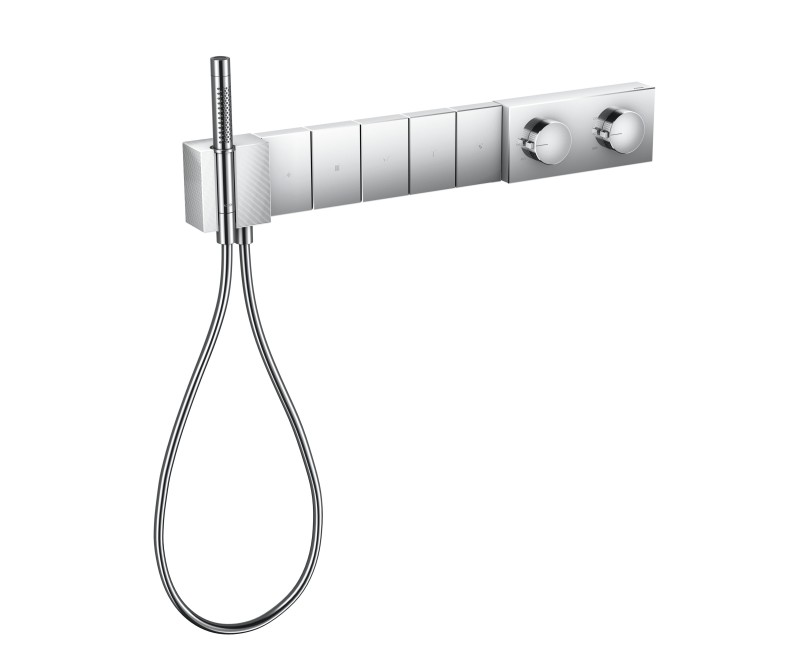 Dušas maisītājs AXOR Edge ar termostatu Select 680/100 iebūvējams, hroms/ar dimanta slīpējumu