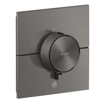 Dušas maisītājs AXOR ShowerSelect ID ar termostatu iebūvējams, HighFlow, birstēts melns hroms 36777340