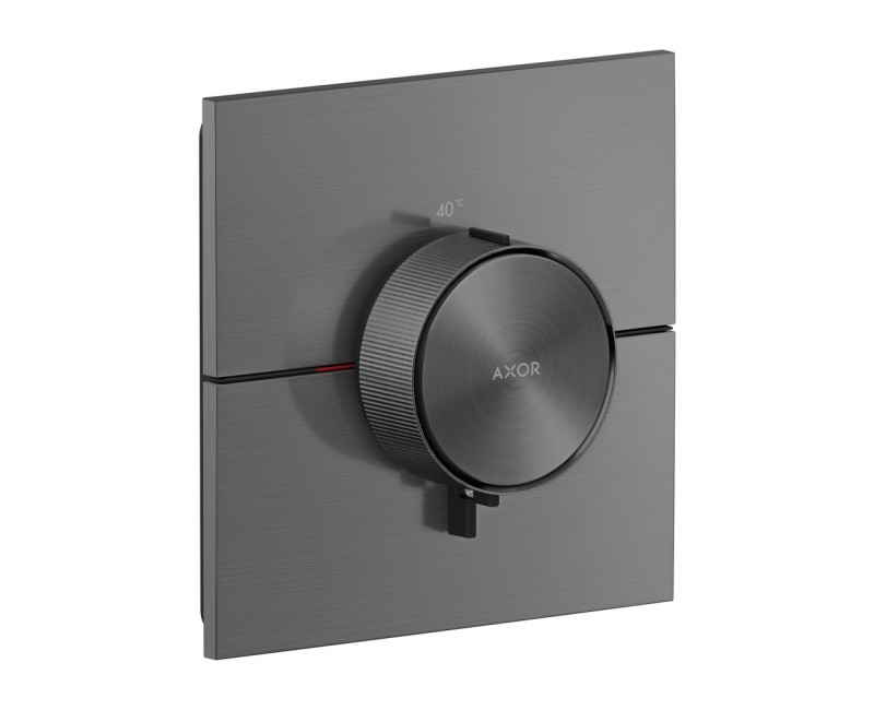 Dušas maisītājs AXOR ShowerSelect ID ar termostatu iebūvējams, HighFlow, birstēts melns hroms