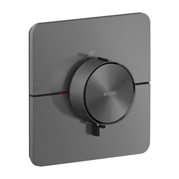Dušas maisītājs AXOR ShowerSelect ID ar termostatu iebūvējams, HighFlow, birstēts melns hroms 36775340