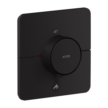 Dušas maisītājs AXOR ShowerSelect ID ar termostatu iebūvējams, HighFlow, matēti melns 36778670