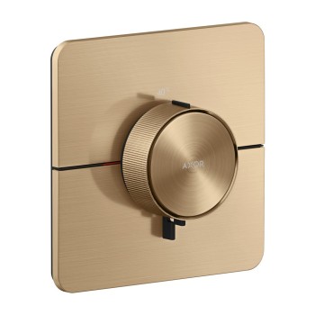 Dušas maisītājs AXOR ShowerSelect ID ar termostatu iebūvējams, HighFlow, pulēta bronza 36775140