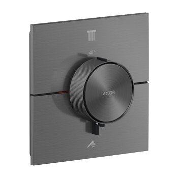 Dušas maisītājs AXOR ShowerSelect ID ar termostatu iebūvējams, birstēts melns hroms 36752340