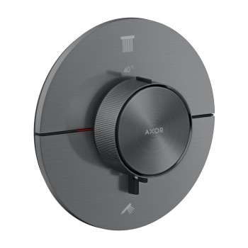 Dušas maisītājs AXOR ShowerSelect ID ar termostatu iebūvējams, birstēts melns hroms 36750340