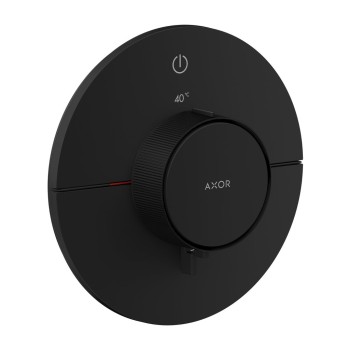 Dušas maisītājs AXOR ShowerSelect ID ar termostatu iebūvējams, matēti melns 36756670