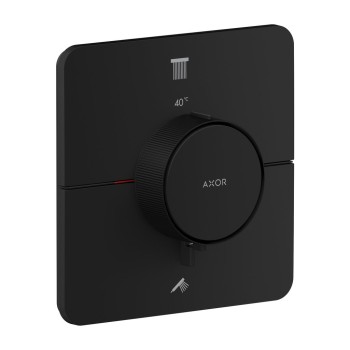 Dušas maisītājs AXOR ShowerSelect ID ar termostatu iebūvējams, matēti melns 36754670