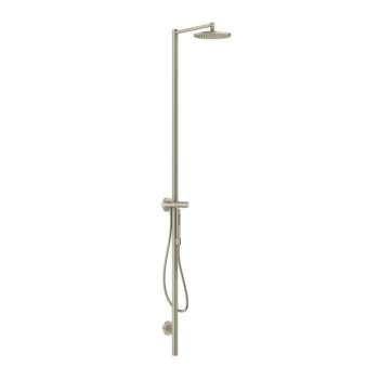 Dušas sistēma Axor Starck ar termostatu, 24 cm diametrs, 1 strūkla, nerūsējošā tērauda izskats 12672800