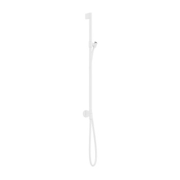 Dušas stienis AXOR One 97 cm ar dušas šļūteni, matēti balts 48792700