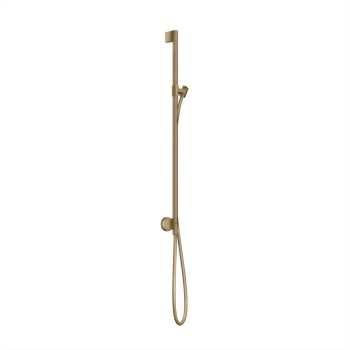 Dušas stienis AXOR One 97 cm ar dušas šļūteni, pulēta bronza 48792140