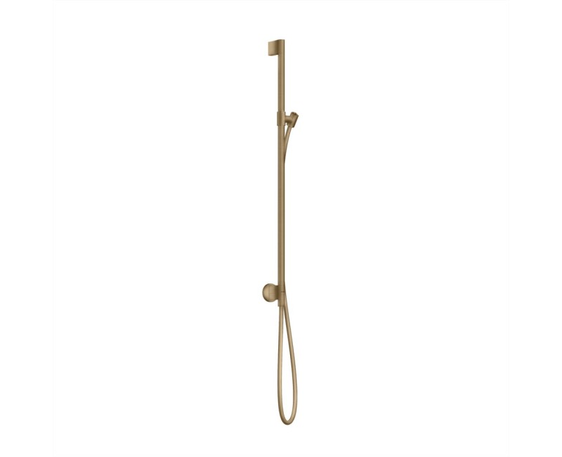 Dušas stienis AXOR One 97 cm ar dušas šļūteni, pulēta bronza 48792140