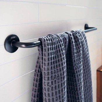 Dvieļu turētājs AXOR Universal Circular 60 cm, matēti melns 42860670