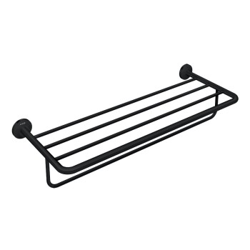 Dvieļu turētājs AXOR Universal Circular ar plauktu 60 cm, matēti melns 42843670