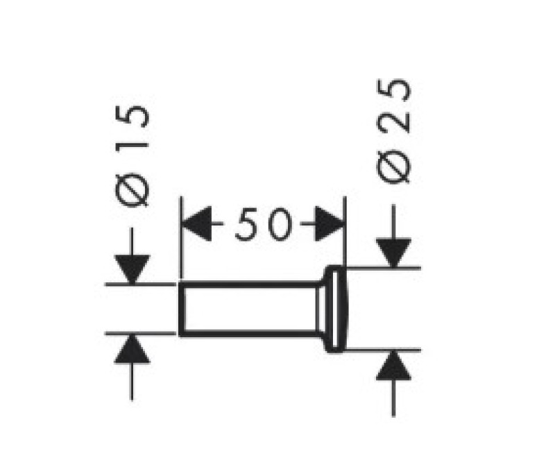 Dvieļu turētājs AXOR Universal Circular hroms 42811000