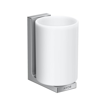 Glāze Axor Universal ar turētāju, balts/hroms 42604000