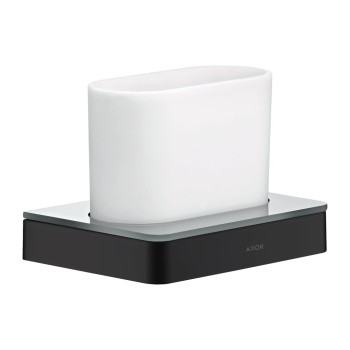 Glāze Axor Universal ar turētāju, matēti melna 42834670
