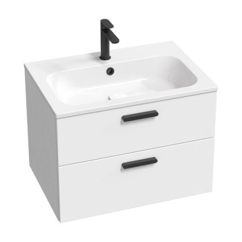 Mēbeļu izlietne Ravak Chrome 700 x 490mm, akmens masa, Balta XJG01170001