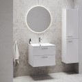 Mēbeļu izlietne Ravak Chrome 700 x 490mm, akmens masa, Balta XJG01170001