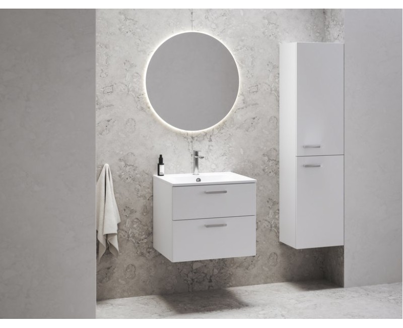 Mēbeļu izlietne Ravak Chrome 700 x 490mm, akmens masa, Balta XJG01170001