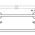 Rokturis Axor Universal Circular 30 cm, pulēts niķelis 42813820