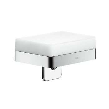 Šķidro ziepju dozators Axor Universal ar turētāju un plauktu, hroms 42819000