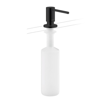 Šķidro ziepju dozators Axor Uno, 500 ml, matēti melns 42818670