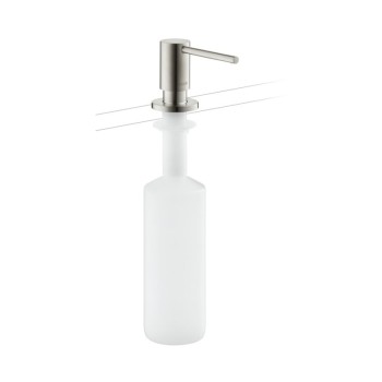 Šķidro ziepju dozators Axor Uno, 500 ml, nerūsējošā tērauda 42818800