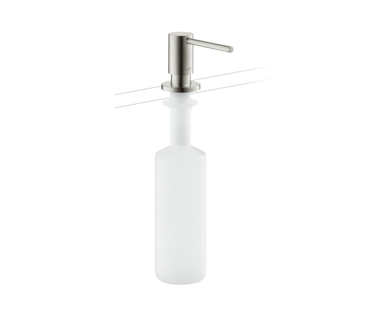 Šķidro ziepju dozators Axor Uno, 500 ml, nerūsējošā tērauda 42818800