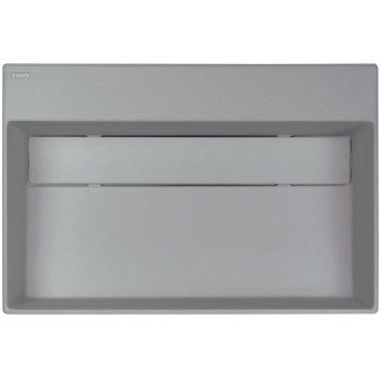 Vannas istabas izlietne Deante CORREO granīta uz virsmas GREY METALLIC, 600x400mm Pelēka